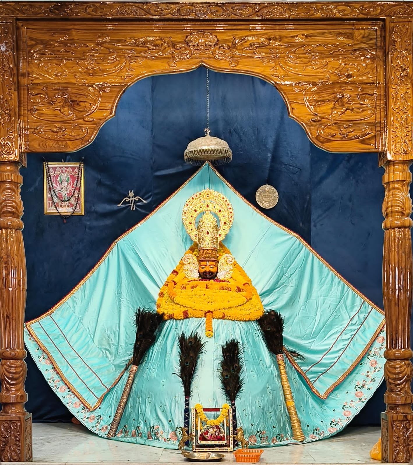 Evening Sandhya Aarti Darshan Khatu Shyam Mandir kosmi